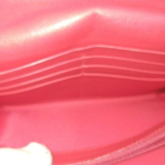 DIOR Trotter Print Red Embossed Patent Clutch - Picture 8 of 8